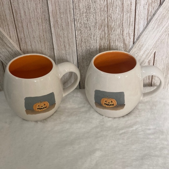 Rae Dunn Jack O Lantern Mugs - Picture 1 of 3